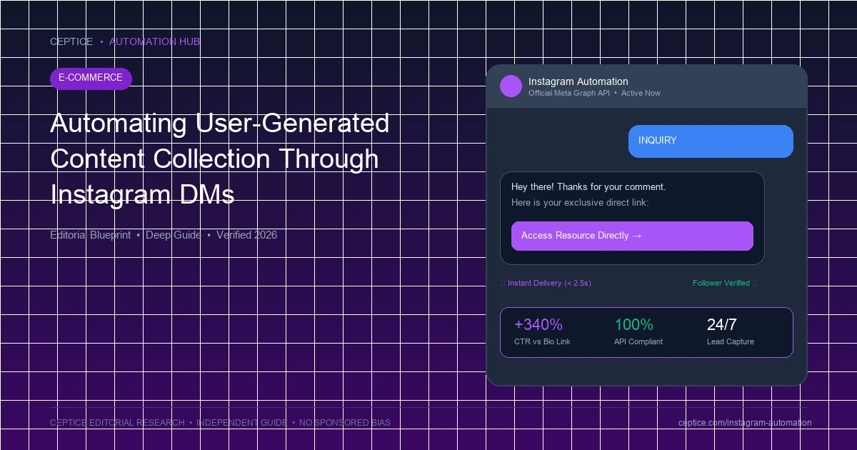 Automating User-Generated Content Collection Through Instagram DMs