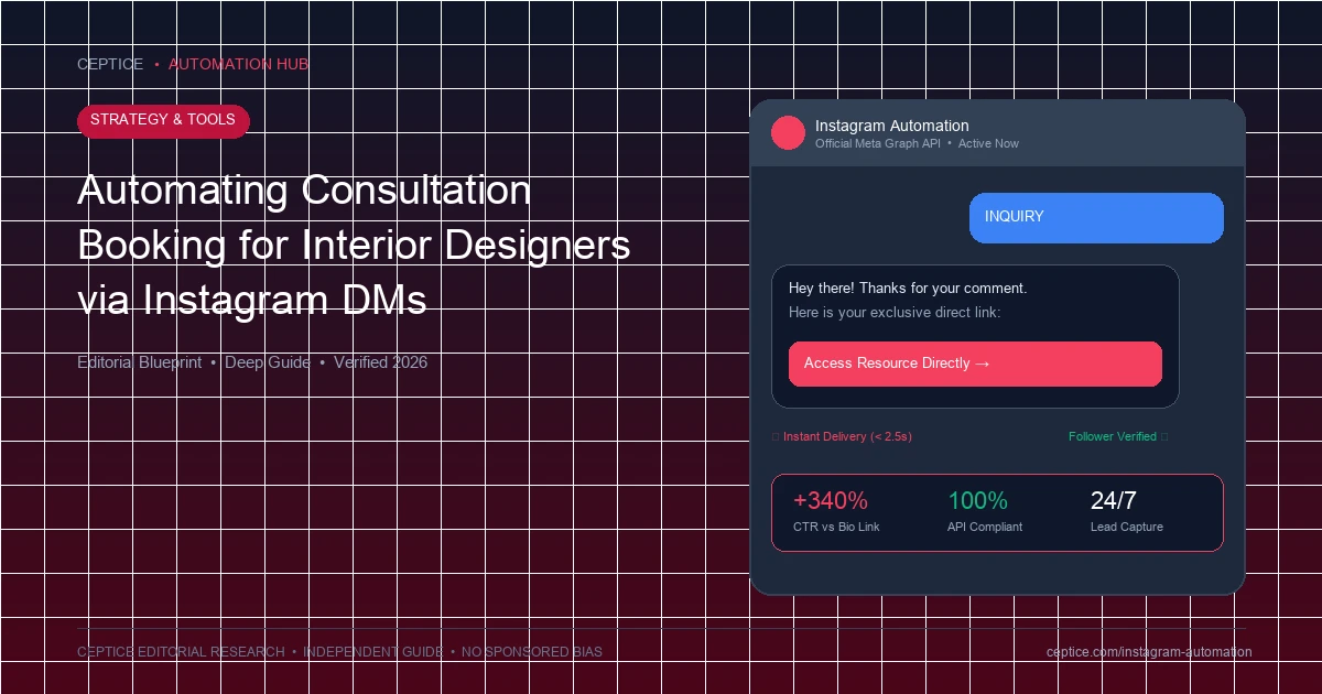 Automating Consultation Booking for Interior Designers via Instagram DMs
