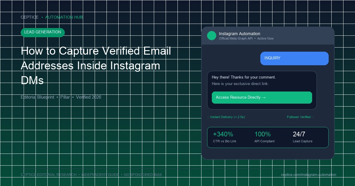 How to Capture Verified Email Addresses Inside Instagram DMs