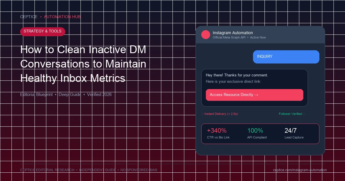 How to Clean Inactive DM Conversations to Maintain Healthy Inbox Metrics
