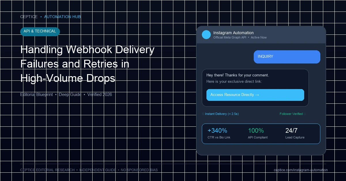 Handling Webhook Delivery Failures and Retries in High-Volume Drops