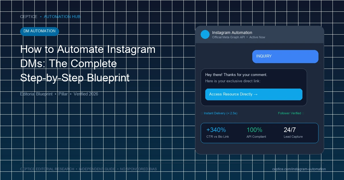 The Ultimate Guide to Instagram DM Automation: Frameworks, API Rules, and Conversational Architecture