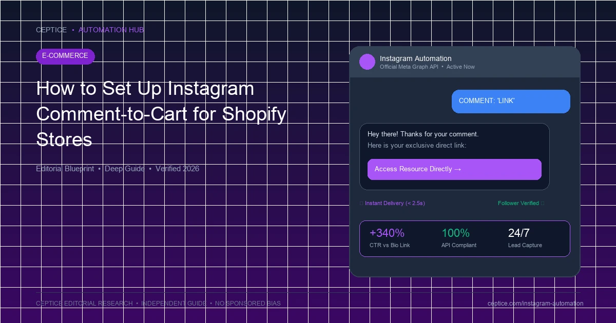 How to Set Up Instagram Comment-to-Cart for Shopify Stores