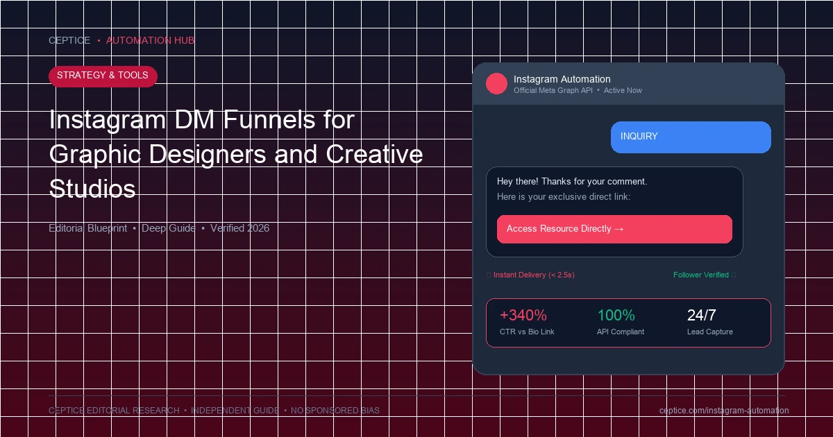 Instagram DM Funnels for Graphic Designers and Creative Studios