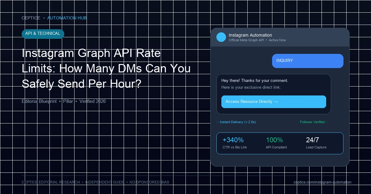 Instagram Graph API Rate Limits: How Many DMs Can You Safely Send Per Hour?