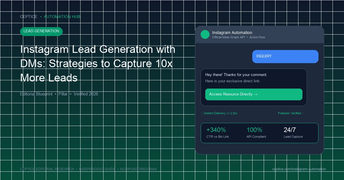 Instagram Lead Generation with DMs: Strategies to Capture 10x More Leads