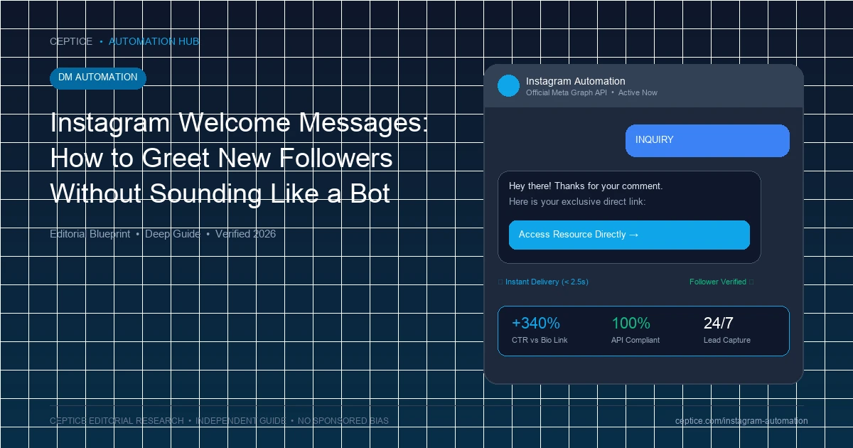 Instagram Welcome Messages: How to Greet New Followers Without Sounding Like a Bot