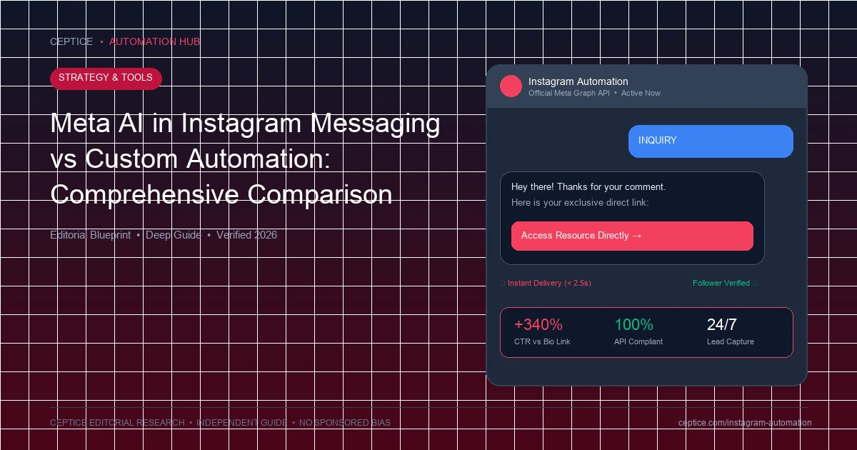 Meta AI in Instagram Messaging vs Custom Automation: Comprehensive Comparison