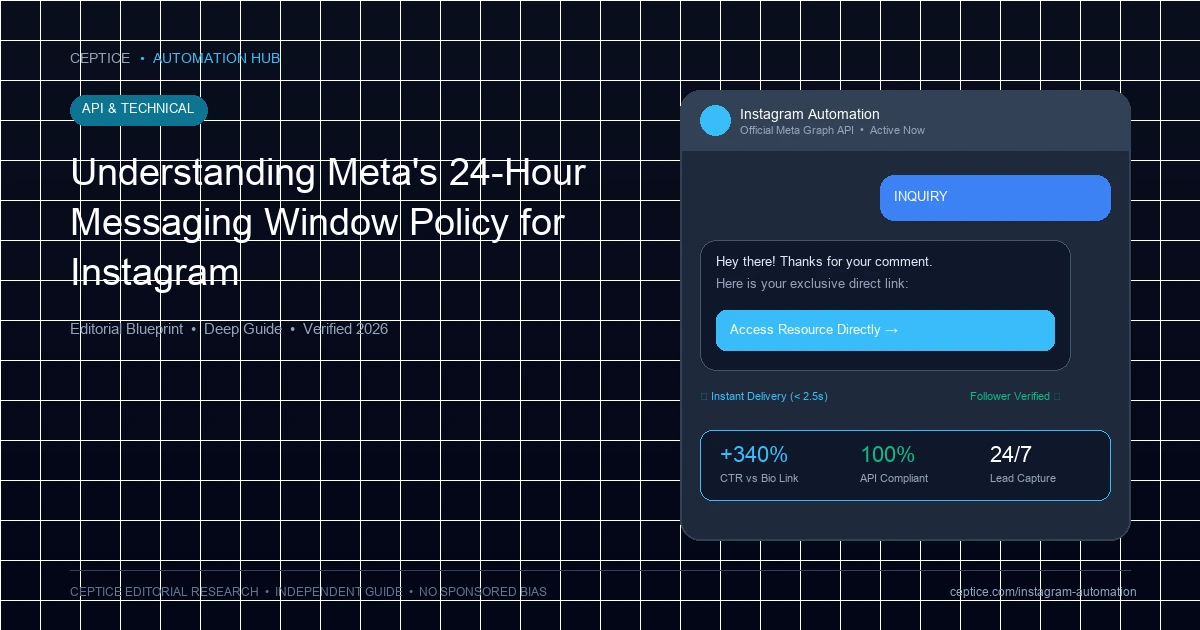 Understanding Meta's 24-Hour Messaging Window Policy for Instagram