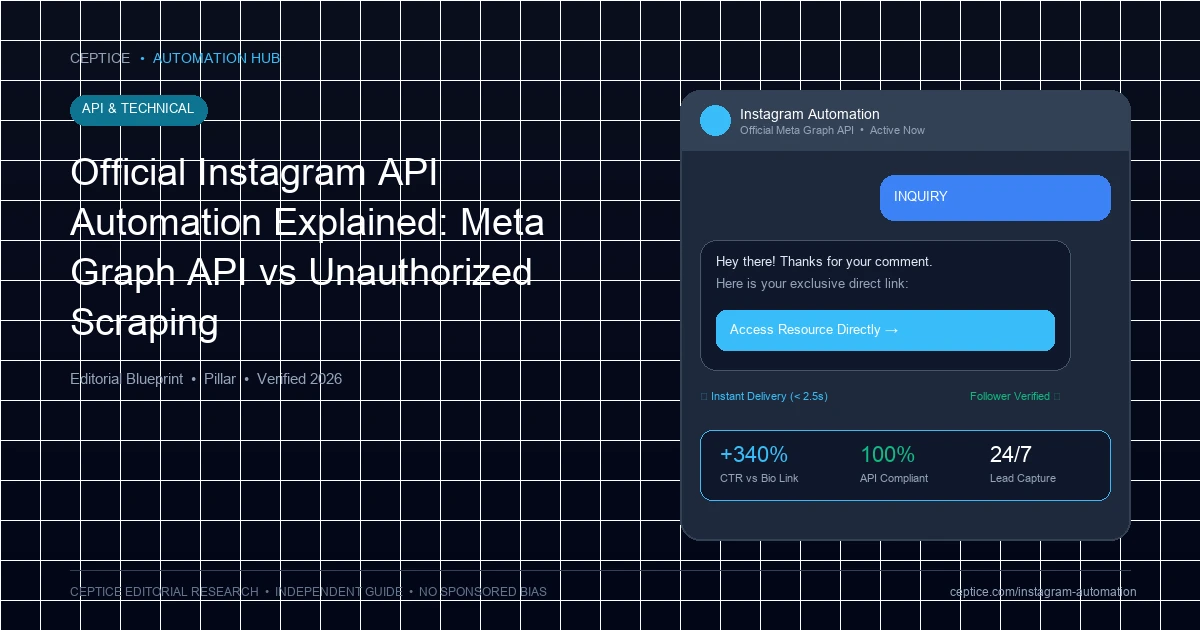 Official Instagram API Automation Explained: Meta Graph API vs Unauthorized Scraping