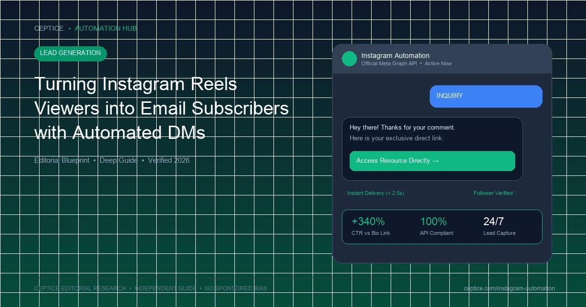 Turning Instagram Reels Viewers into Email Subscribers with Automated DMs