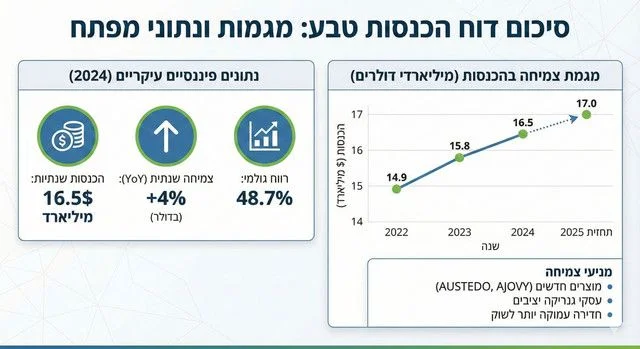 Corporate Revenue Report Infographic