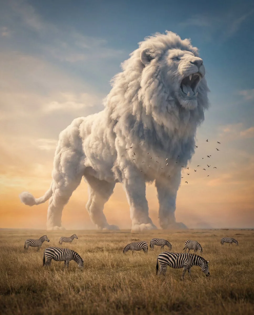 Majestic Elephant Cloud Photography