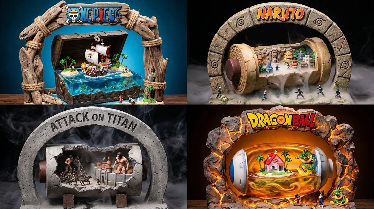 Manga Desktop Diorama Model Kit