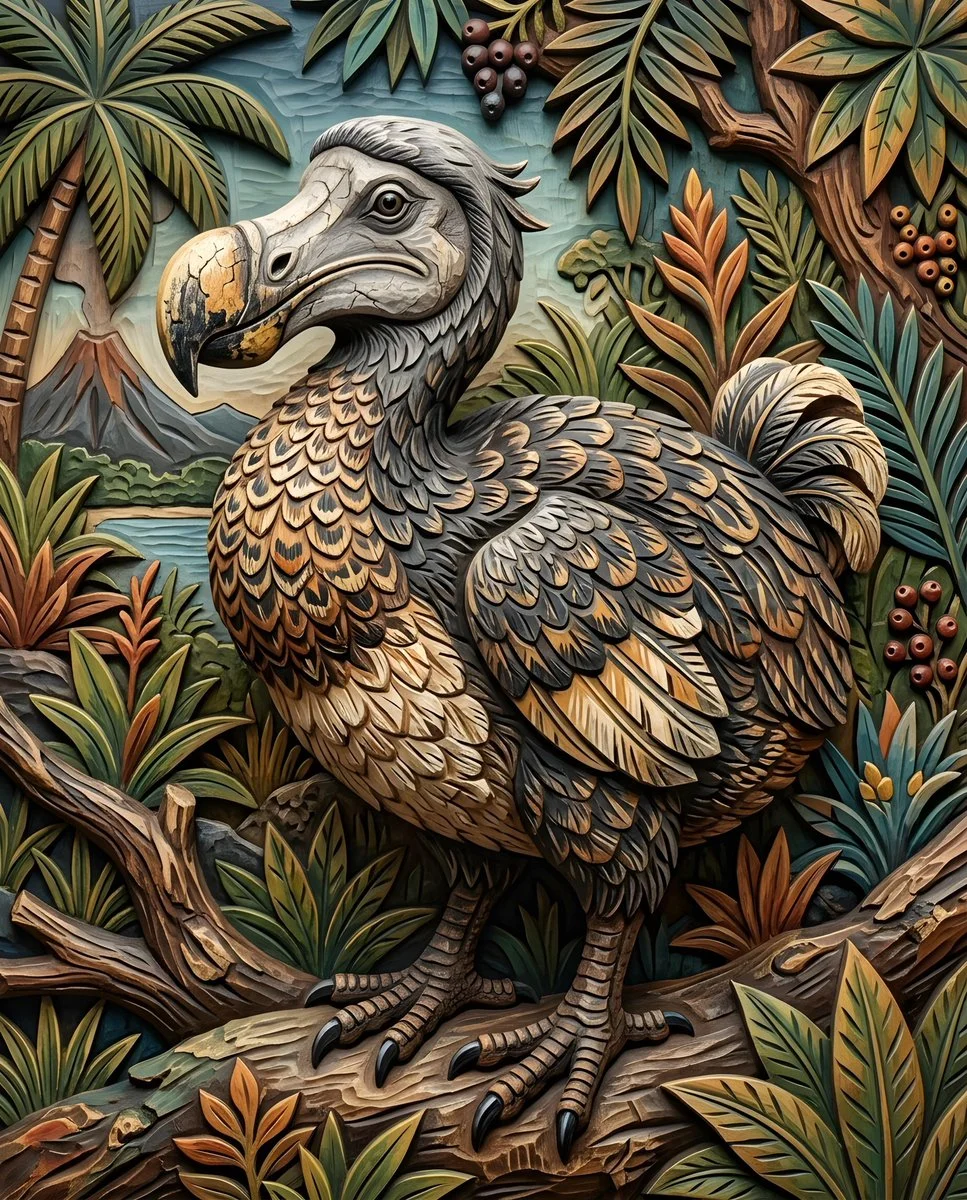 Realistic Dodo Bird Illustration